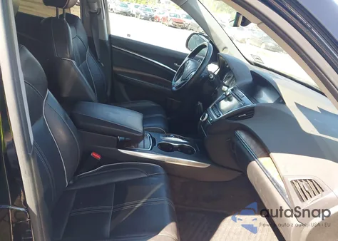 2017 Acura Mdx Advance Entertainment Pkgs из США, поврежденный, VIN 5FRYD4H96HB031721